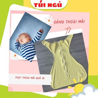 Túi ngủ cho bé trẻ em mùa hè mùa đông sử dụng vải xô muslin, cotton, trần bông dùng sau cai nhộng chũn cocoon, noonon