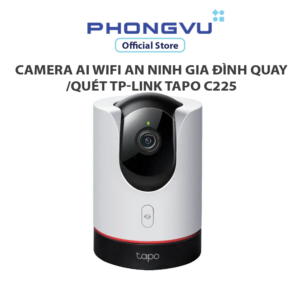 Camera AI WiFi An Ninh Gia Đình Quay/Quét TP-Link Tapo C225 - Bảo hành 24 tháng