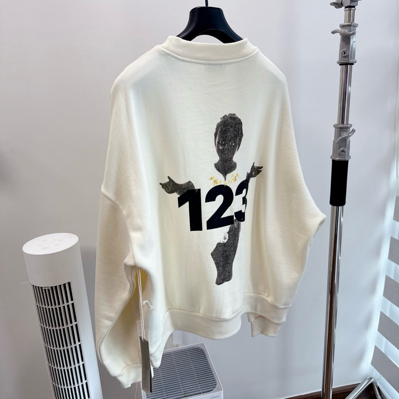 ⚡️ - Áo Sweater FOG Fear Of God x RRR123 April 19 Crewneck , Áo Sweater ESSENTIALS FOG nỉ bông