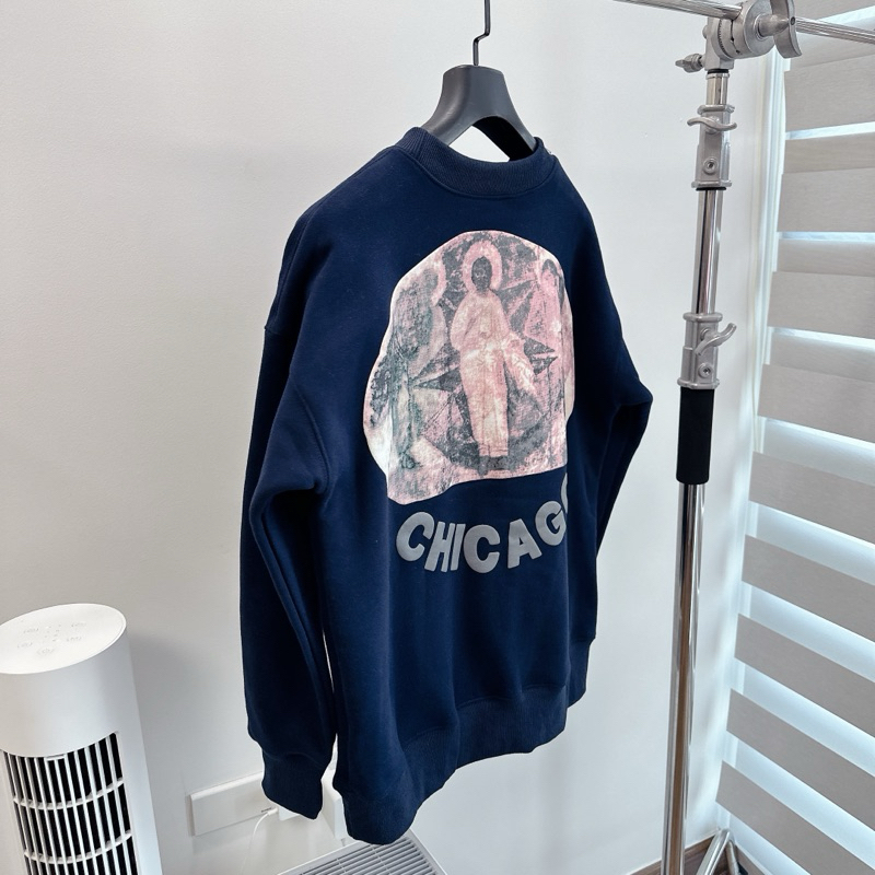 ⚡️ - Áo Swweater Kanye West Jesus Is King Chicago Painting Crewneck, Áo Sweater nam nữ