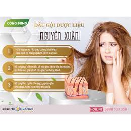 Dầu gội dược liệu Nguyên Xuân Bồng bềnh - Dành cho tóc dầu bết