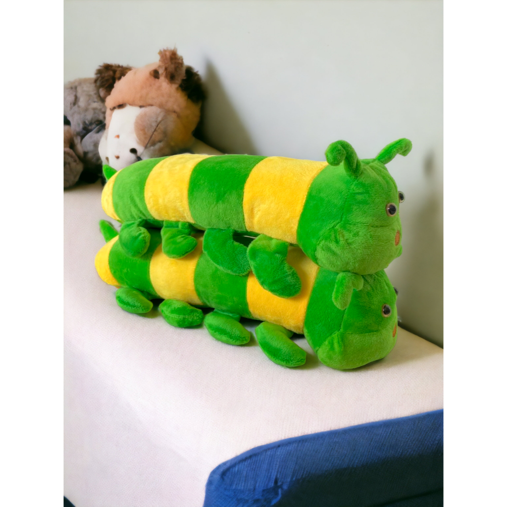 Gâu Bông Bé Sâu Xanh 30cm Chất Liệu Vải Nhung Phù Hợp Làm Đồ Chới Cho Bé