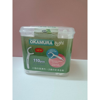 Tăm chỉ kẽ răng 110p okamura dạng hộp