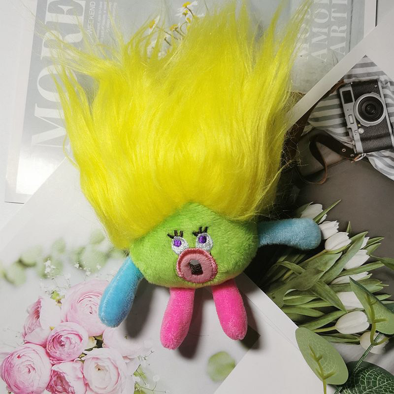 Móc khoá tóc xù sắc màu mẫu mới