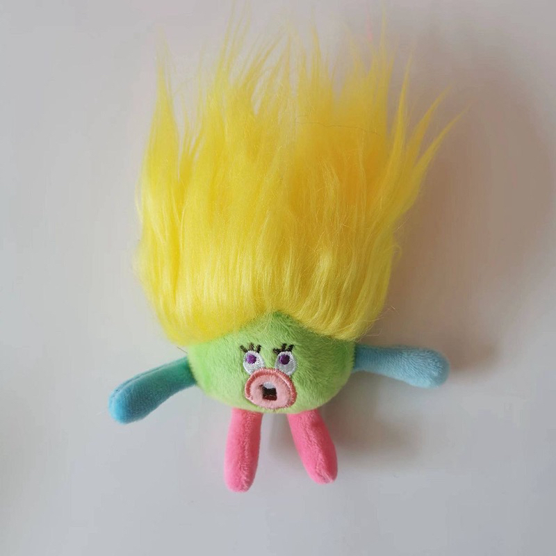 Móc khoá tóc xù sắc màu mẫu mới