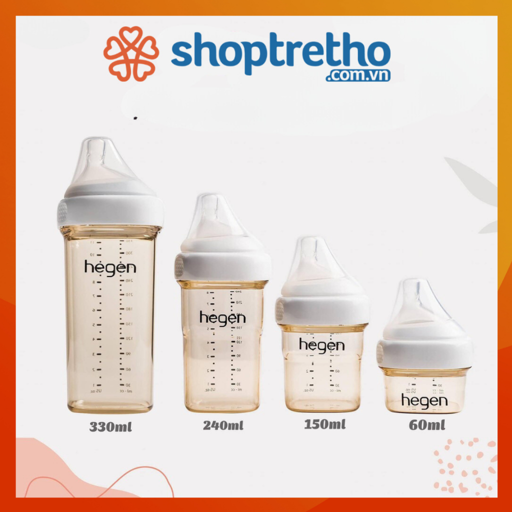 Bình sữa Hegen PPSU 150ml - 240ml - 330ml