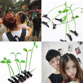 Kẹp Tóc Hình Mầm Cây Đậu Dễ Thương
