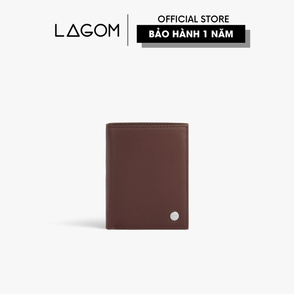 Ví Nam Da Thật LAGOM Tidy Wallet Dáng đứng