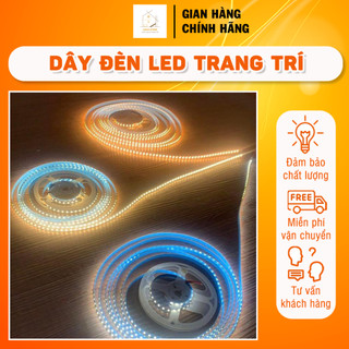 Dây Đèn Led Trang Trí 2835 - Dây Led Led24 Store Chất Lượng Cao, Có Thể Cắt Chiều Dài Tùy Thích, Dùng Trang Trí