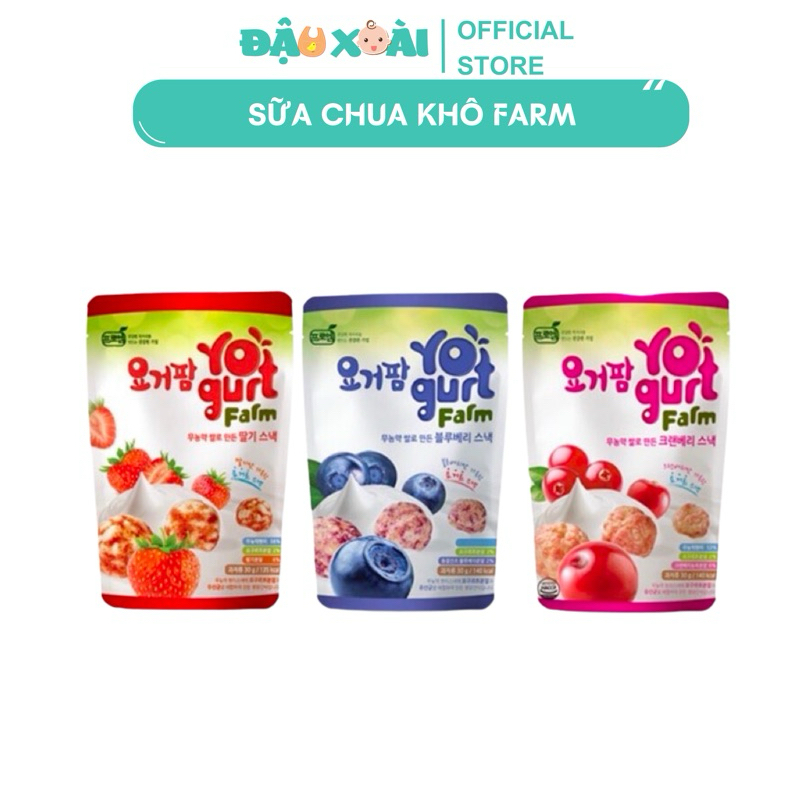 Sữa chua khô Yogurt Farm trái cây – Hàn Quốc