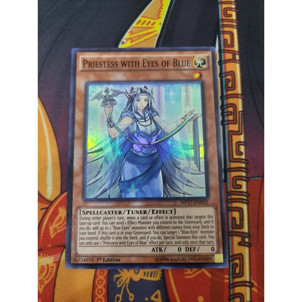 Priestess with Eyes of Blue - MP17-EN055 - Super Rare 1st Edition