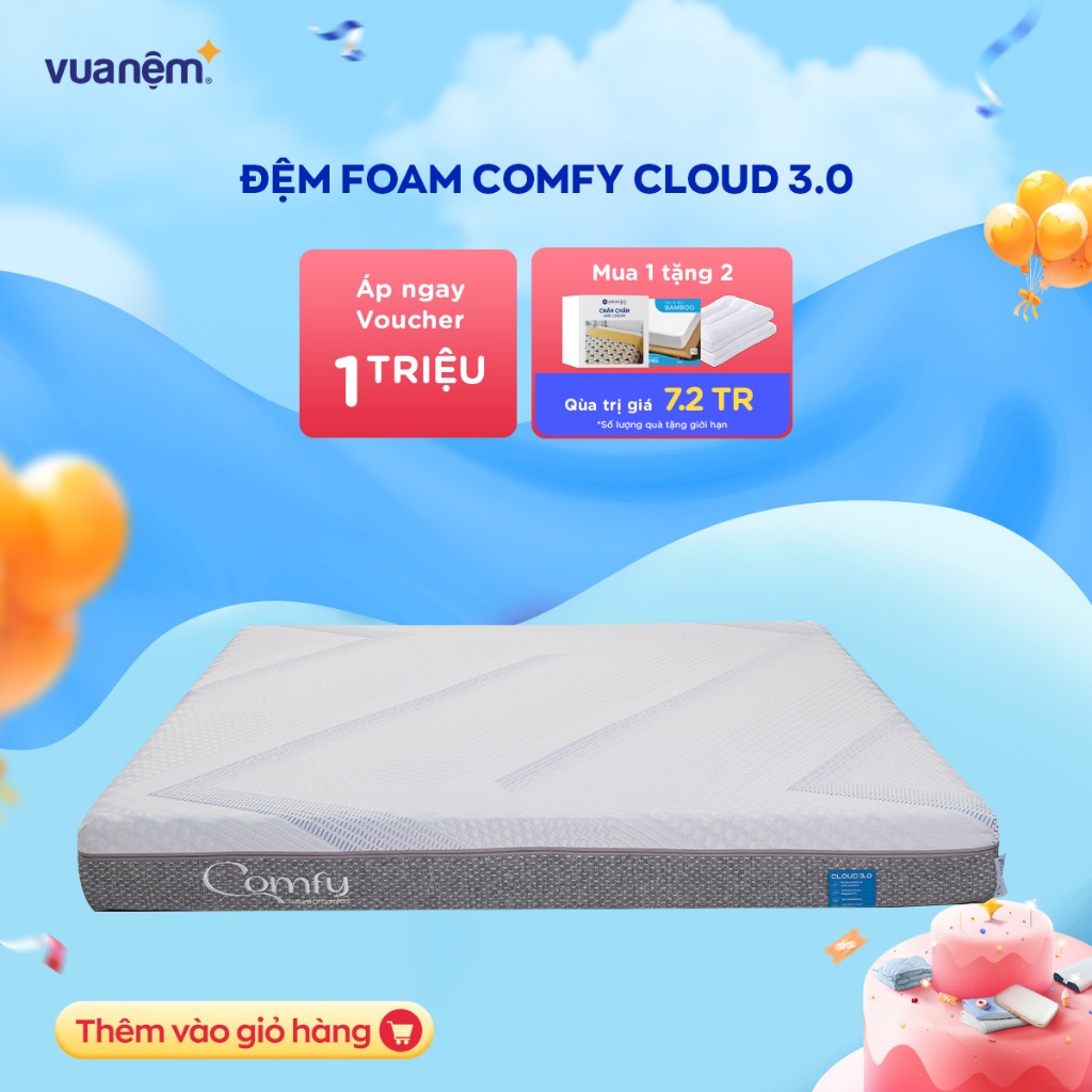 Nệm Foam Comfy Cloud 3.0