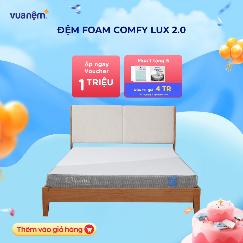 Nệm Foam Comfy Cloud 2.0