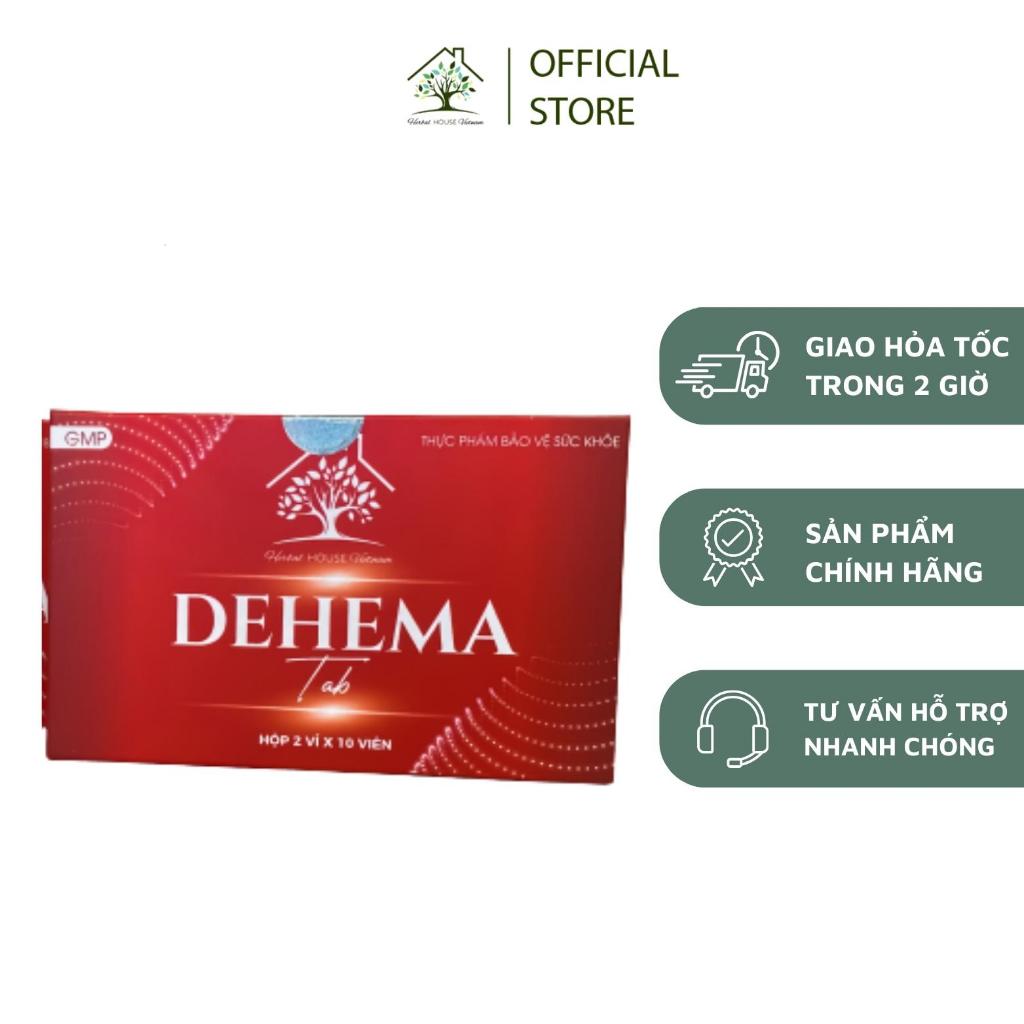 Tan bầm giảm sưng nề - TPBVSK Dehema Tab (Dạng viên) 20 viên - HERBAL HOUSE VIETNAM