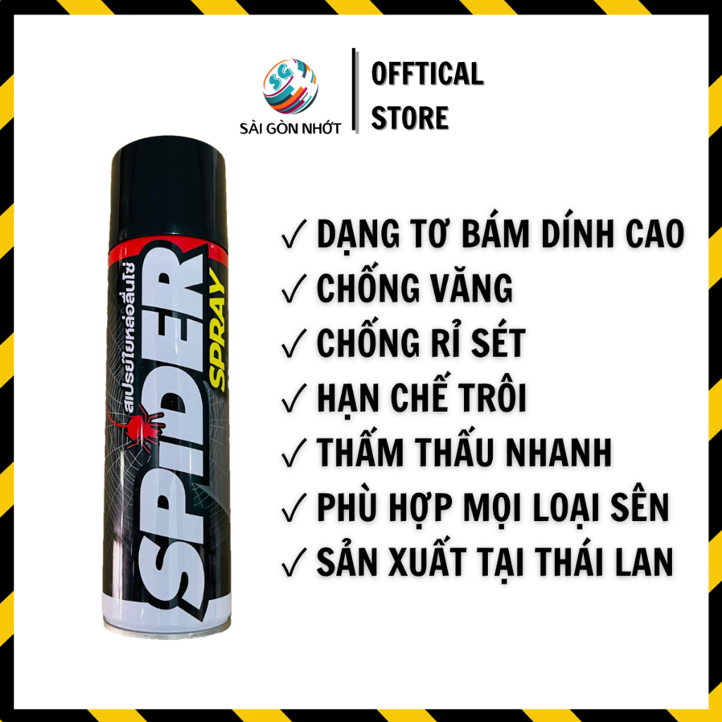COMBO Xịt dưỡng sên Spider Spray + Xịt vệ sinh sên Wow Spray 600ml LUBE71 Thái Lan - cao cấp