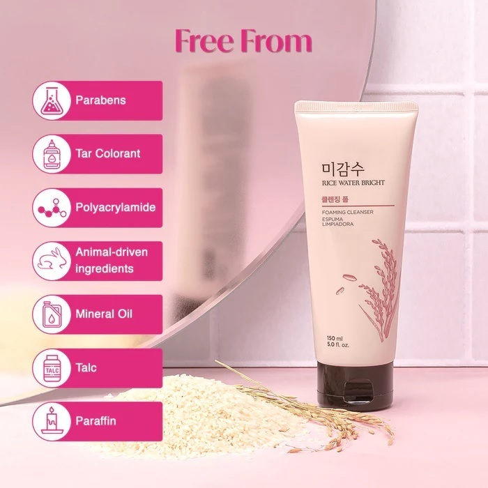 Sữa Rửa Mặt Dưỡng Sáng Da Chiết Xuất Từ Gạo The Face Shop Rice Water Bright Facial Foaming Cleanser