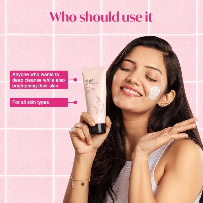 Sữa Rửa Mặt Dưỡng Sáng Da Chiết Xuất Từ Gạo The Face Shop Rice Water Bright Facial Foaming Cleanser