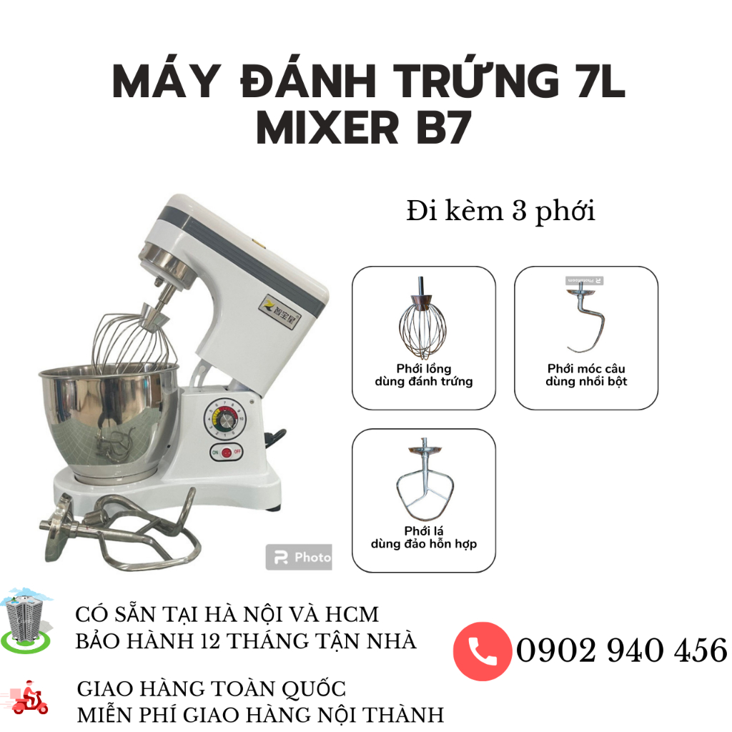 MÁY ĐÁNH TRỨNG MIXER B7