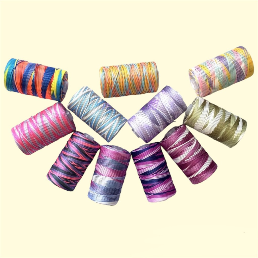 Sợi dệt 1.5mm màu loang