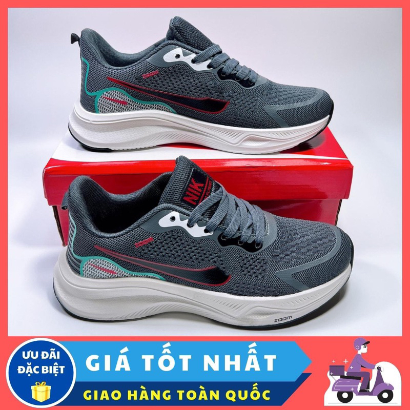 Giày thể thao nam, giày tập gym nam, giày chạy bộ nam N.I.K.E.E ZOOM cao cấp trẻ trung ôm chân