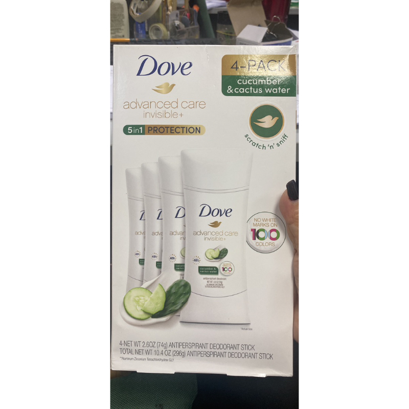 Lăn khử mùi Dove mùi lựu 74g - Nhập USA