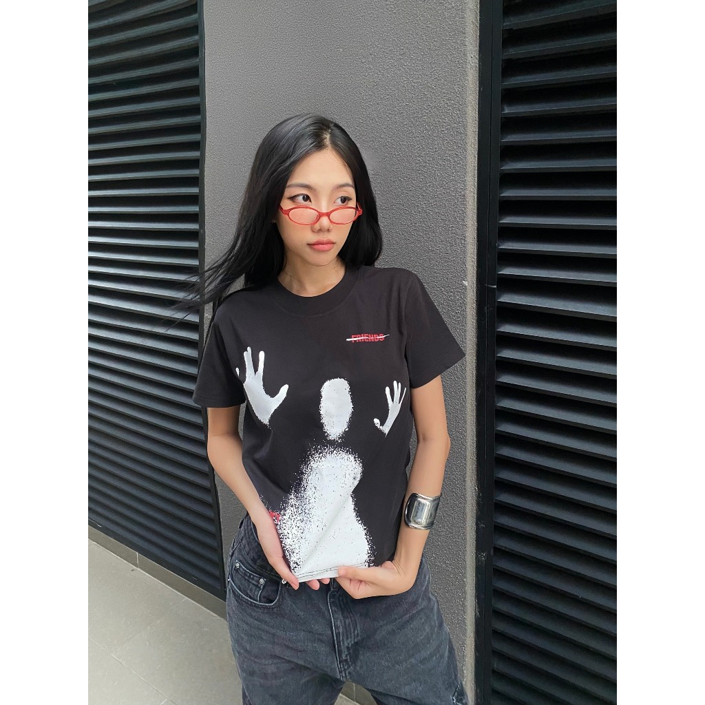 Áo thun baby tee UNKRUSH - GHOST TEE