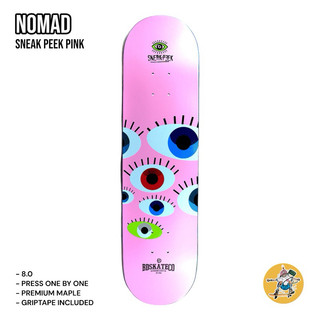 Ván trượt skateboard bdskateco sneak peek pink deck 8.0