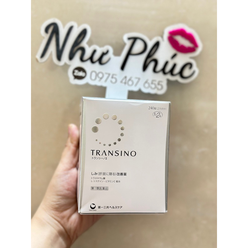 VIÊN UÔNG GIẢM NÁM TRANSINO WHITENING 240 V