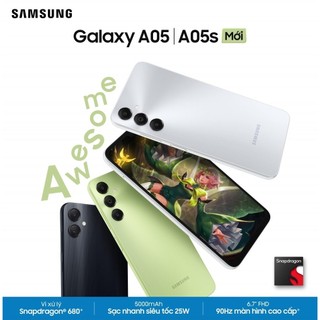 Điện thoại samsung galaxy a05 4gb/128gb - hàng chính hãng