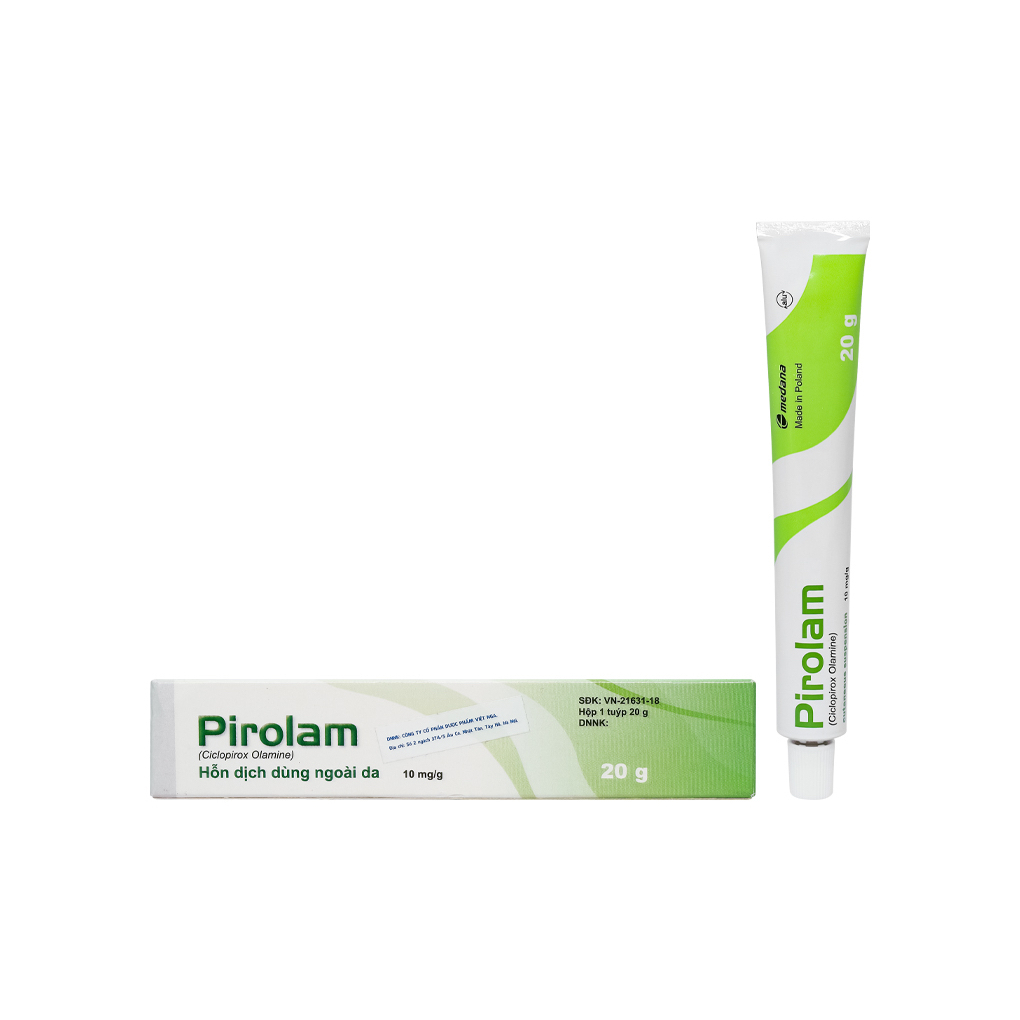 Gel pirolam 20g ngăn ngừa nấm da, nấm móng