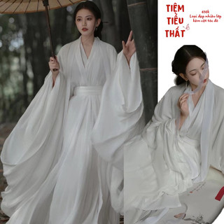 Hán phục cổ trang nữ trắng tiên khí