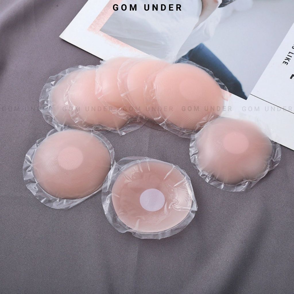 Miếng dán ngực silicon tàng hình cao cấp không lộ viền siêu dính  GOM UNDER - SA-1222-TUIZIP