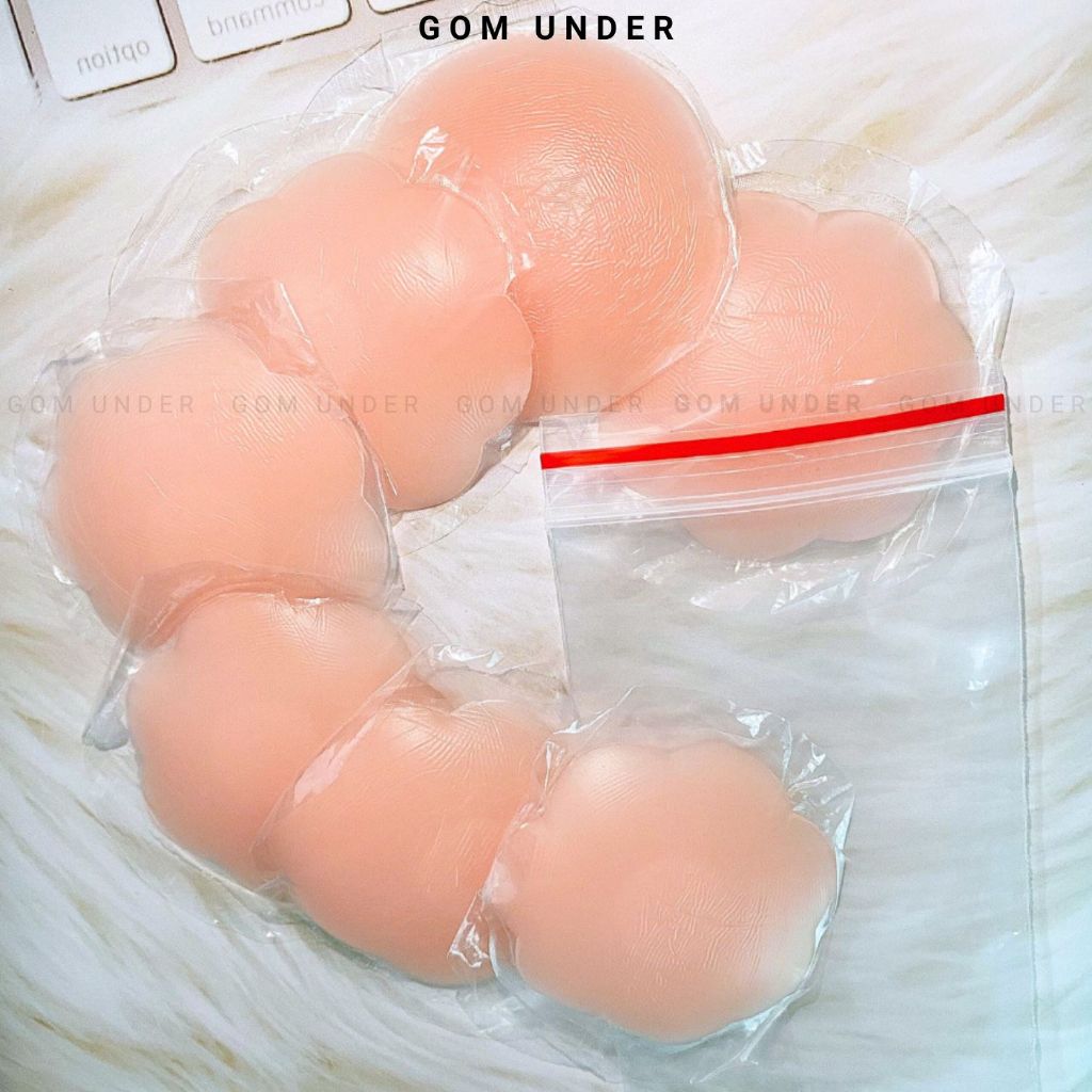 Miếng dán ngực silicon tàng hình cao cấp không lộ viền siêu dính  GOM UNDER - SA-1222-TUIZIP