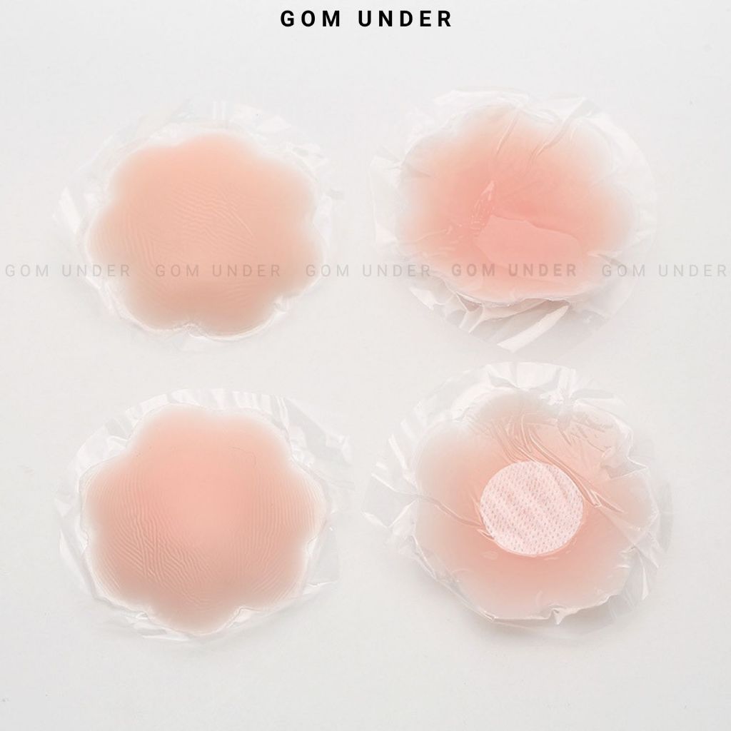 Miếng dán ngực silicon tàng hình cao cấp không lộ viền siêu dính  GOM UNDER - SA-1222-TUIZIP