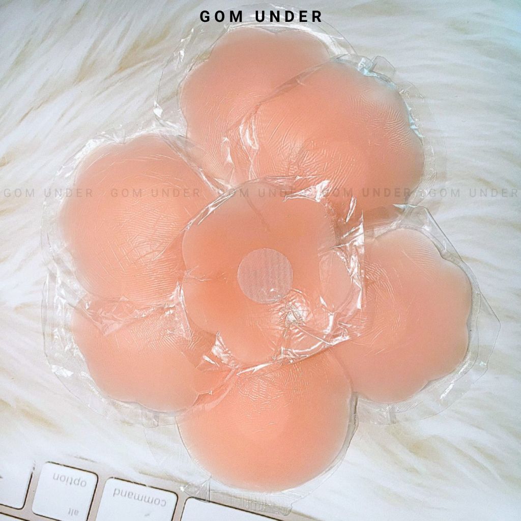 Miếng dán ngực silicon tàng hình cao cấp không lộ viền siêu dính  GOM UNDER - SA-1222-TUIZIP