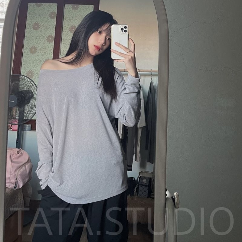 Áo Thun Giấy Cát Dài Tay