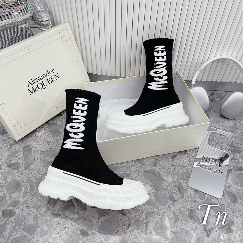 Bốt len mcqueen nâng đế quảng châu fullbox