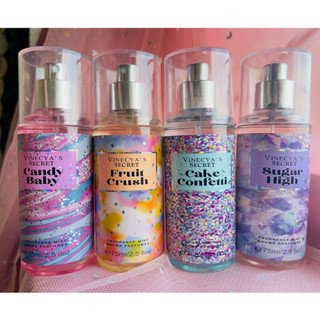 Xịt thơm body mist vinecya's secret 75ml - xịt thơm toàn thân đủ mùi