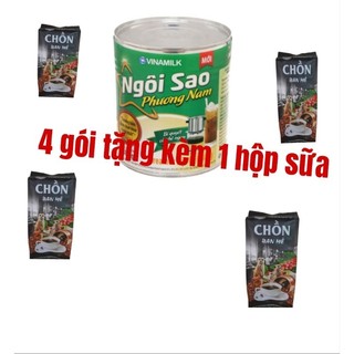 cà phê chồn buôn mê i (4 gói tặng 1 hộp sữa)