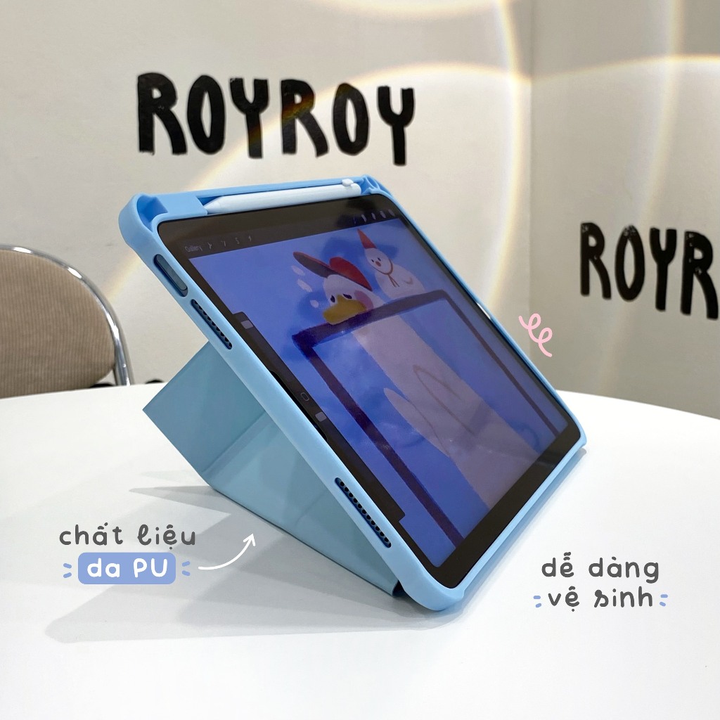 Cover Bao Da Nam Châm Cho Máy Tính Bảng Có Thể Tháo Rời Tiện Lợi
