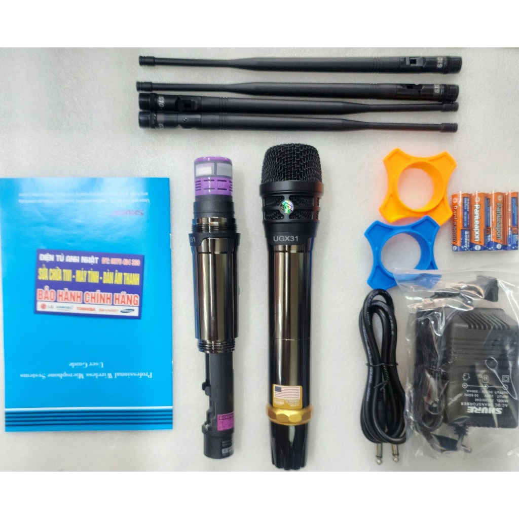 Bộ Micro không dây SHURE UGX-31 phiên bản 2023