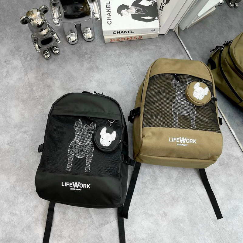 BALO LIFE WORKK 2 MÀU BEIGE VÀ ĐEN CHUẨN HÃNG