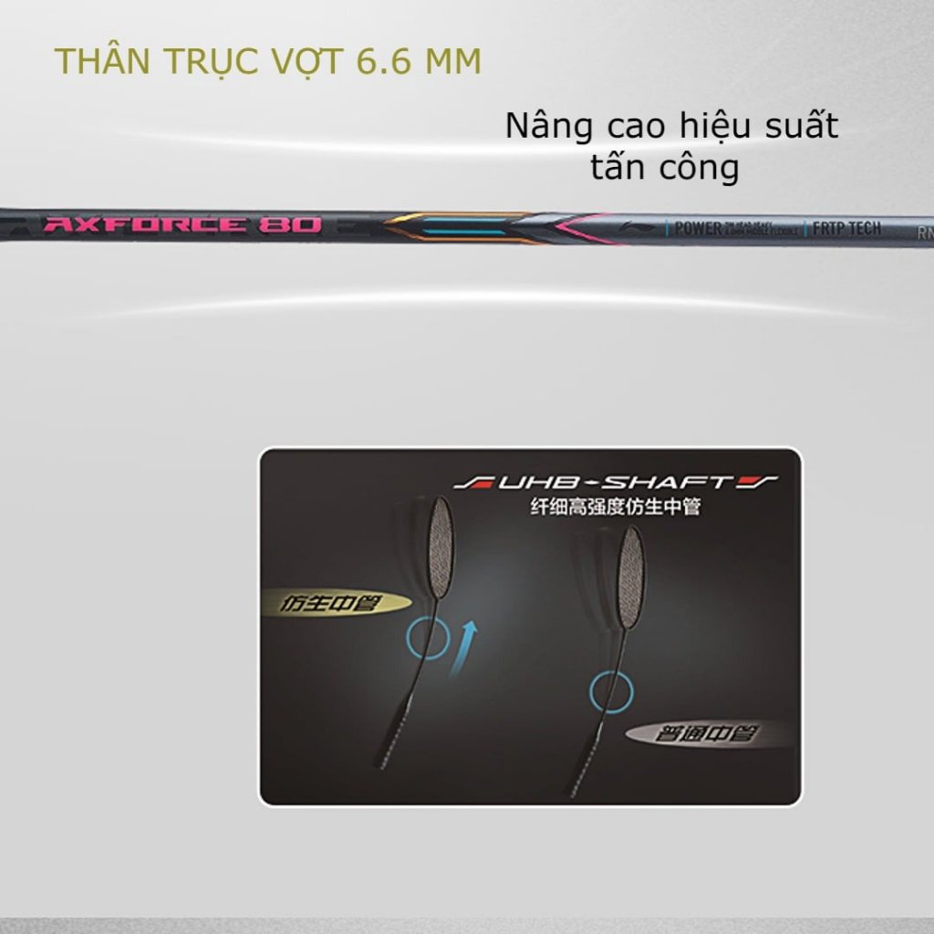 Vợt cầu lông Li-Ning Axforce 80 (4U) AYPT271-4