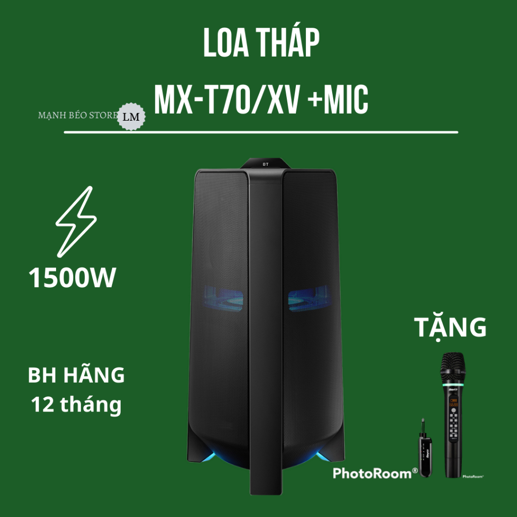 [chính hãng] LOA THÁP SAMSUNG MX-T70/XV  - TẶNG KÈM MIC RAYCO S311