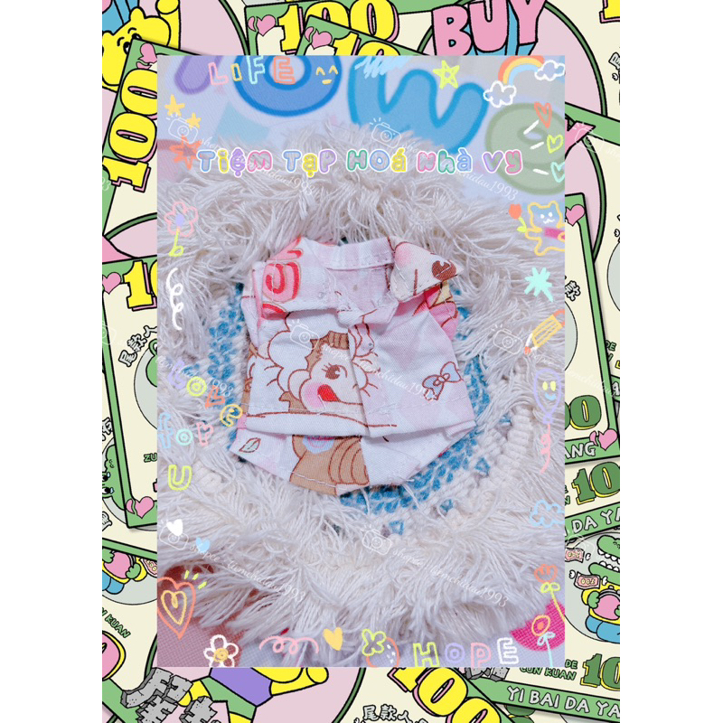 🧸Set Pijama Cho Bé Size 5inch 🎁🎀🎁🎀