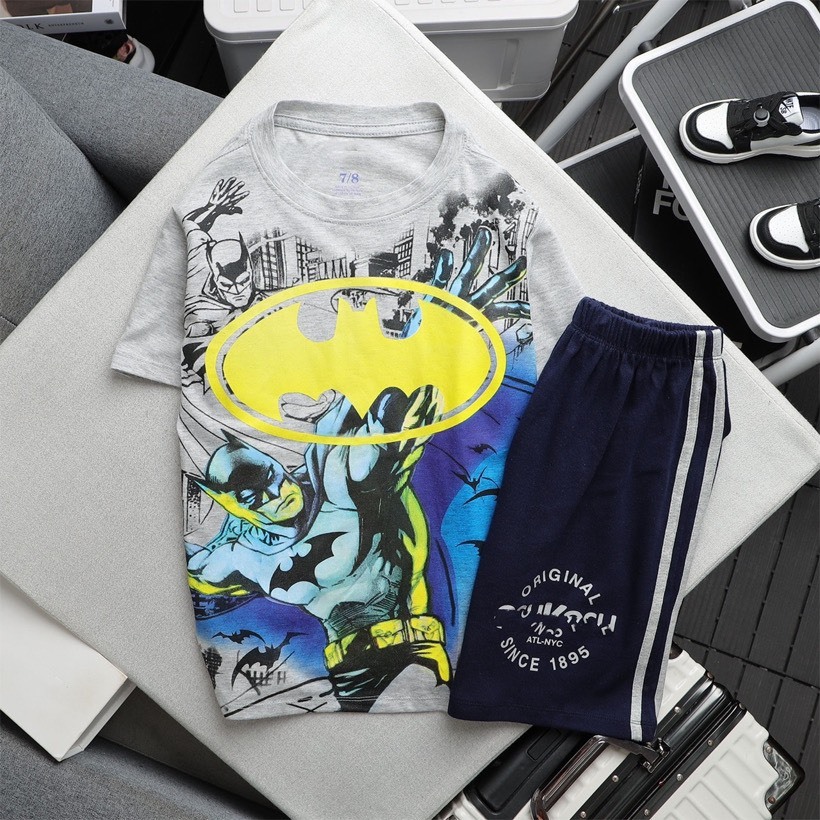 Đồ Bộ Bé Trai OSHKOSH Cotton Xịn - Quần Áo Tay Ngắn Co Dãn 4 Chiều - Đồ Bộ Tay Ngắn Size từ 23-55kg - SuSi Kids Shop