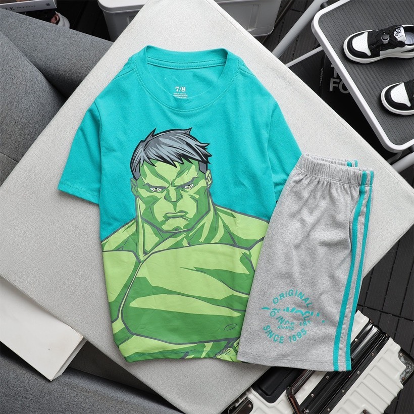 Đồ Bộ Bé Trai OSHKOSH Cotton Xịn - Quần Áo Tay Ngắn Co Dãn 4 Chiều - Đồ Bộ Tay Ngắn Size từ 23-55kg - SuSi Kids Shop