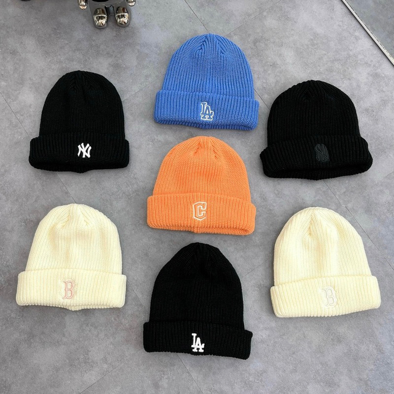 NÓN MŨ LEN BEANIE MLB FULL MẠC TAG SIÊU PHẨM