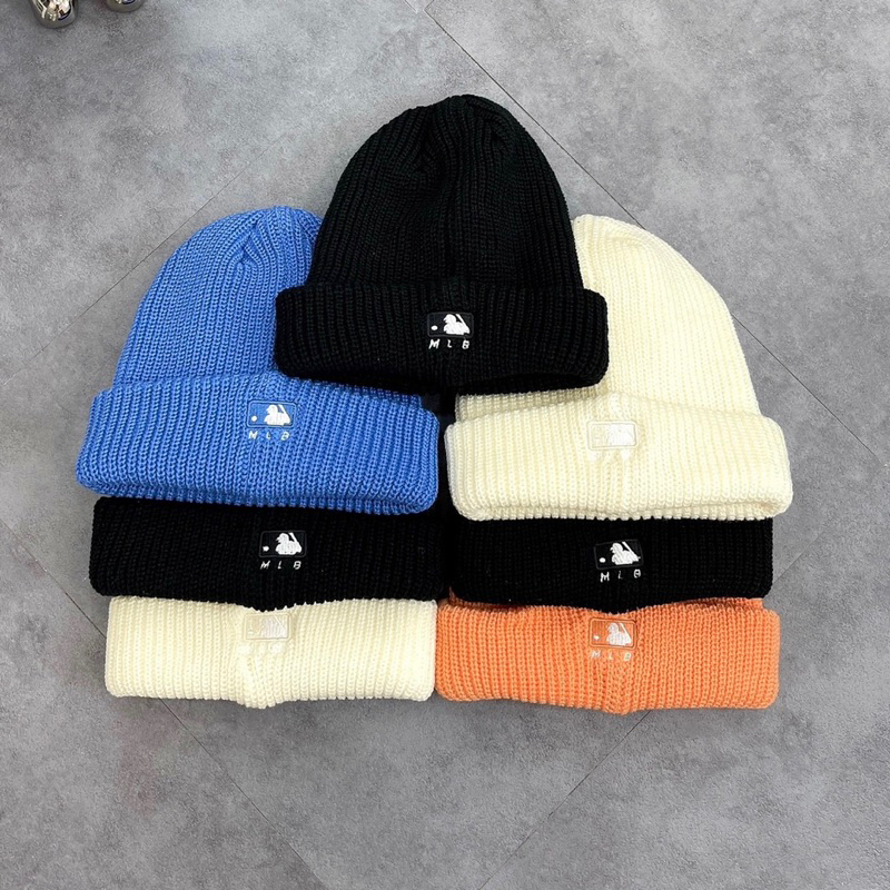 NÓN MŨ LEN BEANIE MLB FULL MẠC TAG SIÊU PHẨM