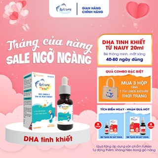 DHA cho bé Avisure DHA smart kid DHA tinh khiết từ Na Uy cho trẻ dạng nhỏ